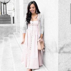 Chicwish Blush Pink Dress